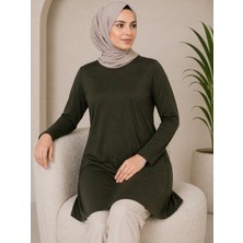 Mutlu City Orta Taş ve Üzeri Anne Penye Tunik 30644