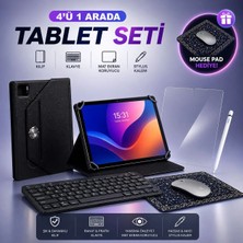 Jolita Honor X8A 11" Uyumlu 4’lü Tablet Seti Klavye + Kılıf + Kalem