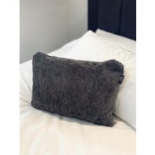 FRAMGAN Peluş Kırlent Dikdörtgen Lüks Yumuşak Tüy Dökmeyen Dekoratif Yastık