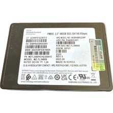 Hpe PM883 480GB Sata 6gbps 2.5'' Sunucu SSD MZ-7L34800 VK000480GZXRF MZ7L3480HCHQ-00AH3 P44000-001
