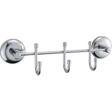 Sora Home 3 Kancalı Dekoratif Askılık Mutfak Banyo Duvar Yüzeyi Askısı