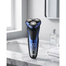 DS LLC 3 Başlıklı Elektrikli Tıraş Makinesi Su Geçirmez Dijital Göstergeli