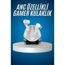 DS LLC Oyuncu Kulaklığı Mikrofonlu Gürültü Engelleme Gecikme Önleyici Bluetooth Kulaklık