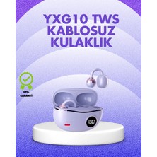 DS LLC YXG10 Kablosuz Kulaklık – Bluetooth 5.4, Dokunmatik, LED Ekranlı Şarj Kutusu