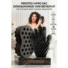 Aylina Mey Ithalat®  Afro Bukle Süngeri & Eldiven Seti | Profesyonel Saç Şekillendirici 723014