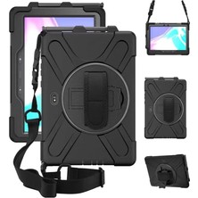 Butik Mey Ithalat®  Samsung Galaxy T638 Tab Active 4 Pro Kılıf Amazing Tablet Kapak - Siyah