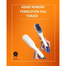 DS LLC Kafa Derisi Masajlı Saç Tarağı – Kendini Temizleyen, Anti-Statik