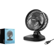 TeknoBeyza Everest EFN-505 Masaüstü USB Fan - Sessiz Çalışan Taşınabilir Mini Vantilatör - Siyah