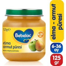 Butik Mey Ithalat®   Elma Armut Püresi Kavanoz Maması 125 gr