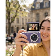 Butik Mey Ithalat® 4K Dijital Kamera 48 Mp Flip Ekran Vlog ve Fotoğraf Makinesi