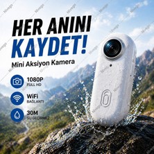 Nivego Nvg Mini Aksiyon Kamera Video Kaydedici 1080P Full Hd Wifi Klipsli Giyilebilir Taşınabilir Vücut Kamera