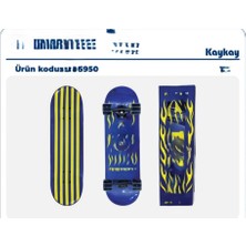 Butik Mey Ithalat® 5950 Sarı Lacivert Kaykay