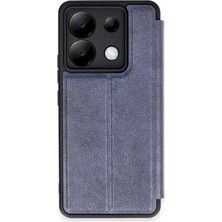 Butik Mey Ithalat®   Redmi Note 13 Pro 5g Kılıf Flip Cover - Lacivert