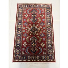 El Dokuma Afgan Halı Şirvan Desenli Kök Boya 1.5 Metrekare