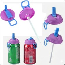 Ayt Sunup SN-29911 Kutulu Içecekler Için Pipetli Içecek Kapağı