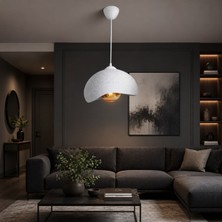 Mm Design Beton Görünümlü Iskandinav Tarzı Avize