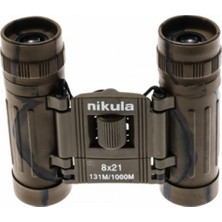 Özgürce 8X21 Hedef Çift Gözlü Izleme Dürbünü, 1000M/56M, Kauçuk Kaplama