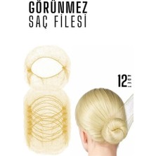 Aylina Mey Ithalat® Sarı Saç Filesi Görünmez 12 Adet 720100
