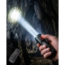 xirshop Taşınabilir Mini El Feneri USB Type-C Şarjlı ve Dayanıklı Tasarım
