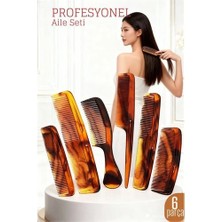 Aylina Mey Ithalat® 6'lı Aile Paketi Tarak Seti Shumei Design 716894