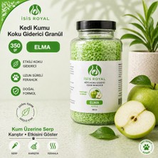 İsis Royal Kedi Kumu Koku Giderici Granül 350 gr - Elma