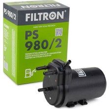 Mazot Filtre Clio 2 Symbol 1-2 Kangoo 2 02-07 Juke F15 Micra K12 K13 Note E11 1,5dci Filtron PS980/2