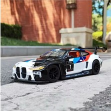 Scntoys 1:24 Bmw M4 Gt3 Diecast Model Araba Açılan Kapılar Bmw M4 Yarış Arabası Modifiyeli Diecast Araba