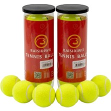 xirshop 6’lı Tenis Topu Seti Antrenman ve Günlük Kullanım Için Uygun