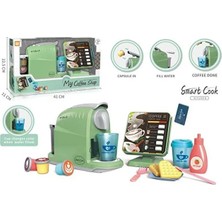 Scntoys Vardem Sipariş Ekranlı Kahve Makinesi Set Oyuncak Sesli Işıklı Kahve Makinası