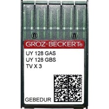Groz Beckert Reçme Dikiş Iğnesi / Uy 128 Gas Gebedur 14/90 100ADET