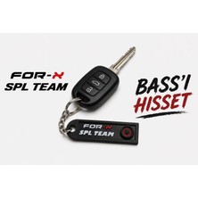 YSN Sounds For-X Bass Anahtarlık , For-X Spl Team Anahtarlık - For-X Spl Team Yazılı Araba Anahtarlığı