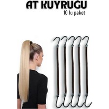 Aylina Mey Ithalat® Kancalı At Kuyruğu Lastik Toka 10 Adet 717249