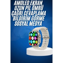Kaia Life Yeni Nesil Bluetooth Bağlantılı Akıllı Saat Sosyal Medya Girişli Uyku Takibi
