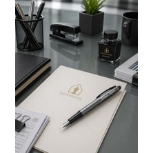 Kalemhane Scrikss Mat Gri Dolma Kalem Kişiye Özel Kalem Ömür Boyu Garanti Hediye Paketli