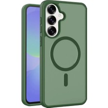 Aylina Mey Ithalat®  Samsung Galaxy S26 Plus Jota Magsafe Kapak - Koyu Yeşil