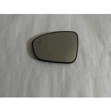 Akayna Renault Megane 4 2016- Model Sonrası Isıtmalı Sol Taraf Ayna Camı (Kör Nokta Uyarı Sistem Yerli)