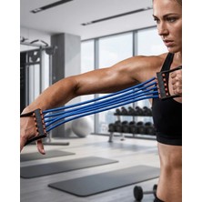 Najmaddin Najmaddin Çok Amaçlı Egzersiz Bandı Ev Spor Aleti Kas Güçlendirme Lastiği Kargolat