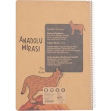 Skygo Mirası Spiralli Defter, A4, 100 Yaprak, 70G Kağıt, Çizgili, 500 Mikron Pp Kapak, Pet Spiralli, Asorti Renkler, Dayanıklı ve Ergonomik Kullanım