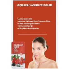 Skygo Unıvıta %100 Doğal Soğuk Sıkım Kuşburnu Çekirdeği Yağı - Rosehip Seed Oil 3 ml x 6 Adet