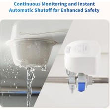 Skygo Smart Valve Controller T1, Matter Over Bridge, 3.0 Hub Gerektirir, Ev Için Su Kaçak Dedektörleri ile Kombine, Uygulama Uzaktan Kumanda Kapatmayı Destekler, Homekit, Alexa, 'ı