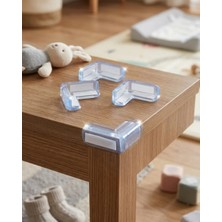xirshop Masa Köşe Koruyucu 4 Lü Set Bebek Çocuk Güvenlik Köşe Aparatı