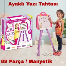 Direkstoktan 68 Parça Manyetik Yüzeyli Ayaklı Yazı Tahtası / Ilk Çizim Tahtam Kız Çocuk FR53852