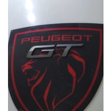 E-design Peugeot 508 2008 Gt Yan Yazı Logo (Üçgen Form)