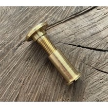 Özgürce 14MM Sarı Renk Pirinç Çelik ve Ahşap Kapı Dürbünü, 5cm