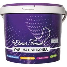 Ebrus Trend Yarı Mat Silikonlu Iç Cephe Boyası 20 kg B Baz