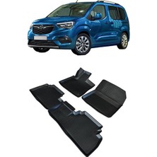 Opel Combo 2019 ve Sonrası 3D Havuzlu Araca Özel Paspas Takımı