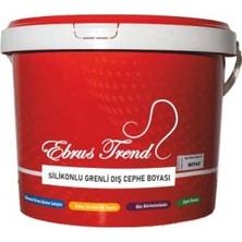 EBRUS TREND SİLİKONLU ARAKAT GRENLİ (TEXTÜRLÜ) DIŞ CEPHE BOYASI 25 KG