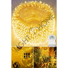 Light Home 80 LED 10 Metre Pilli Gün Işığı Işık Zinciri Dekoratif Peri Led, Oda Yatak Odası Salon Masa Parti Düğün Noel Süsleme Aydınlatması, Enerji Tasarruflu, Iç Mekan ve Balkona Uygun Şık Tasarımlı