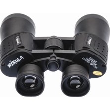 Özgürce 10×50 Geniş Ön Mercekli Profesyonel El Dürbünü Siyah