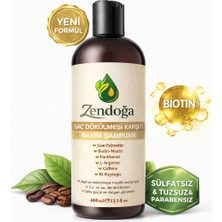 Yoğun Biotin & Kafein Kompleks Dökülme Karşıtı Şampuan - Doğal, Sülfatsız & Tuzsuz 400 ml